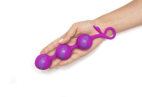 a pair of kegel-balls