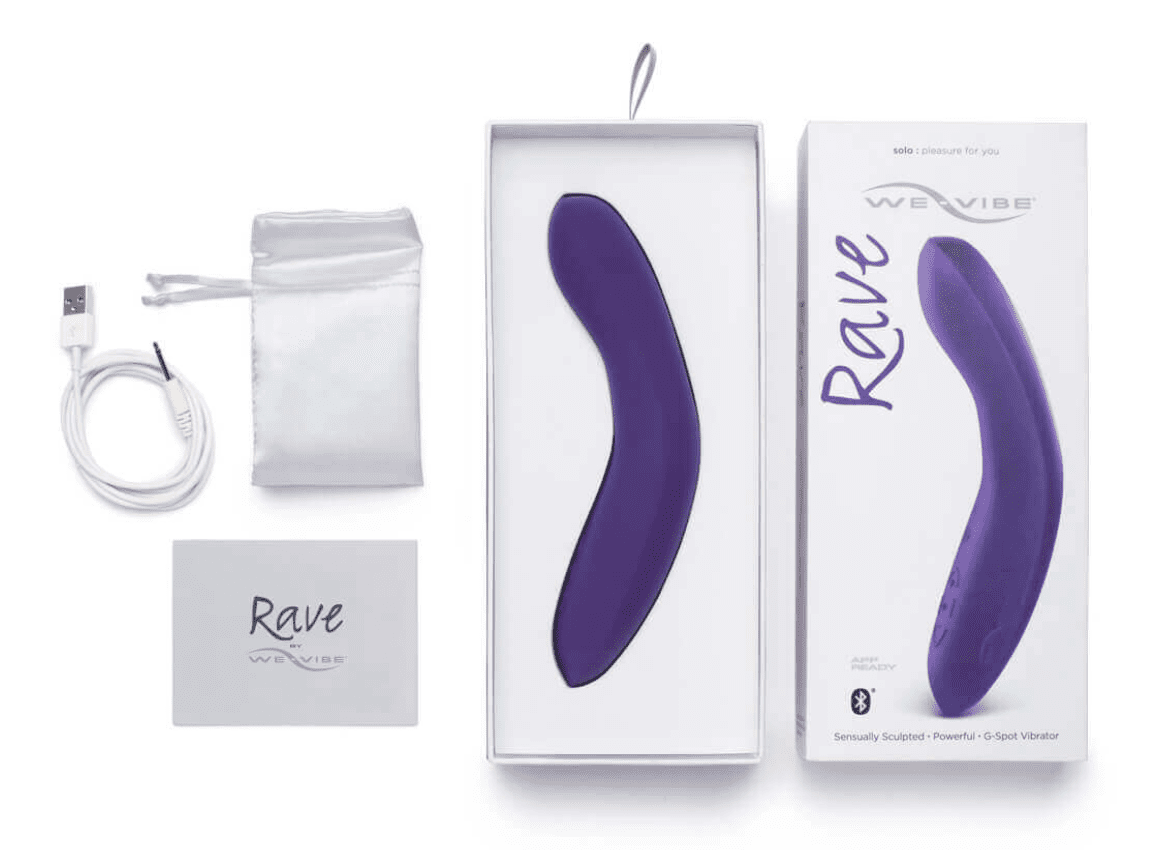 rave vibrator with box and accessories