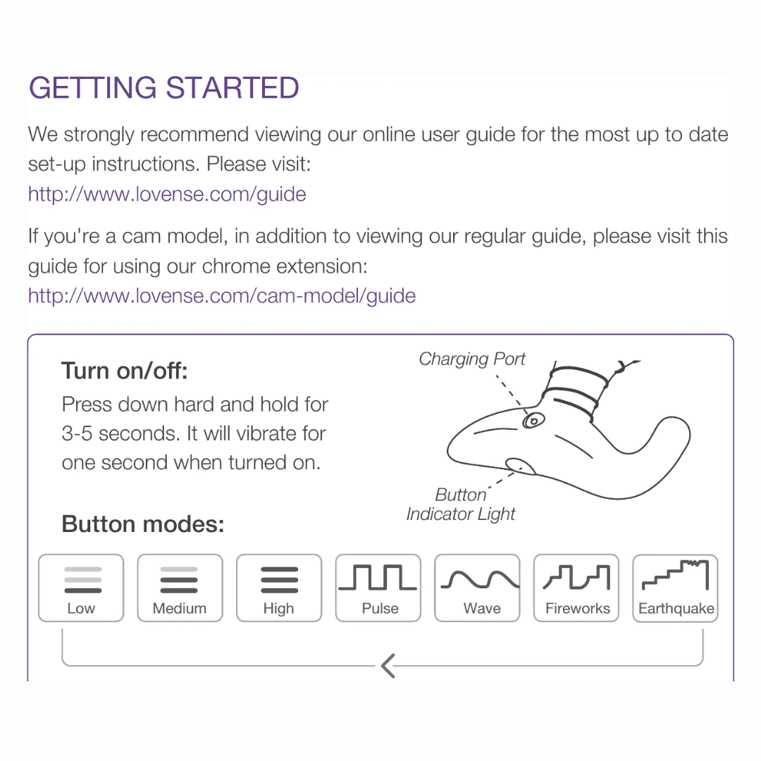 Lovense Hush 2 Manual