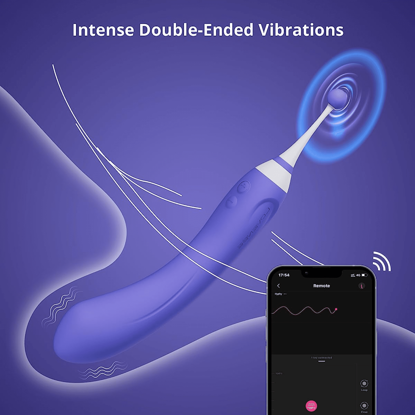 Image of Lovense Hyphy with different vibrations